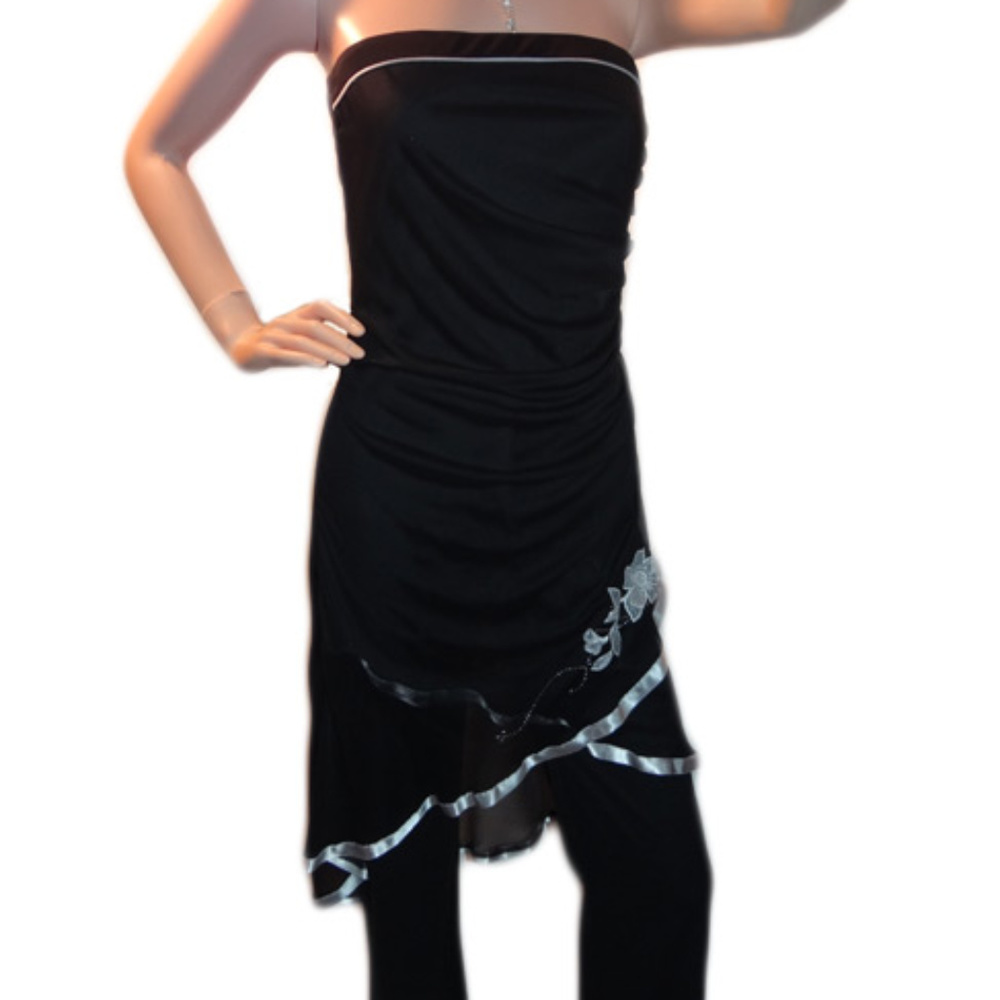 One Piece Strapless Pantsuit